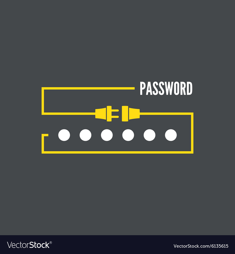 Web form to access site Royalty Free Vector Image