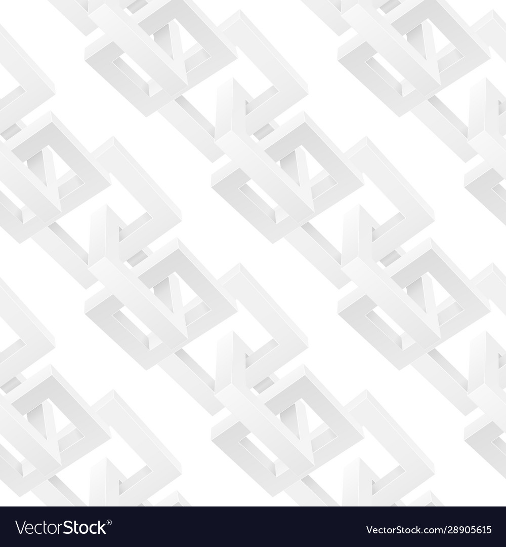 White chain elements as seamless pattern