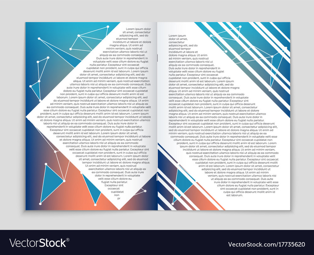 Abstract layout background set for art