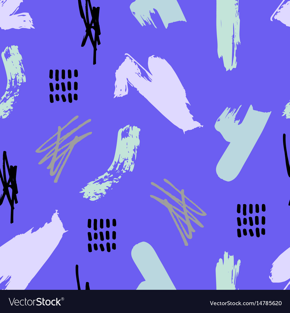 Abstract seamless pattern on a violet background