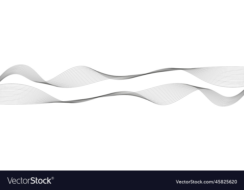 Abstract wave element for design digital