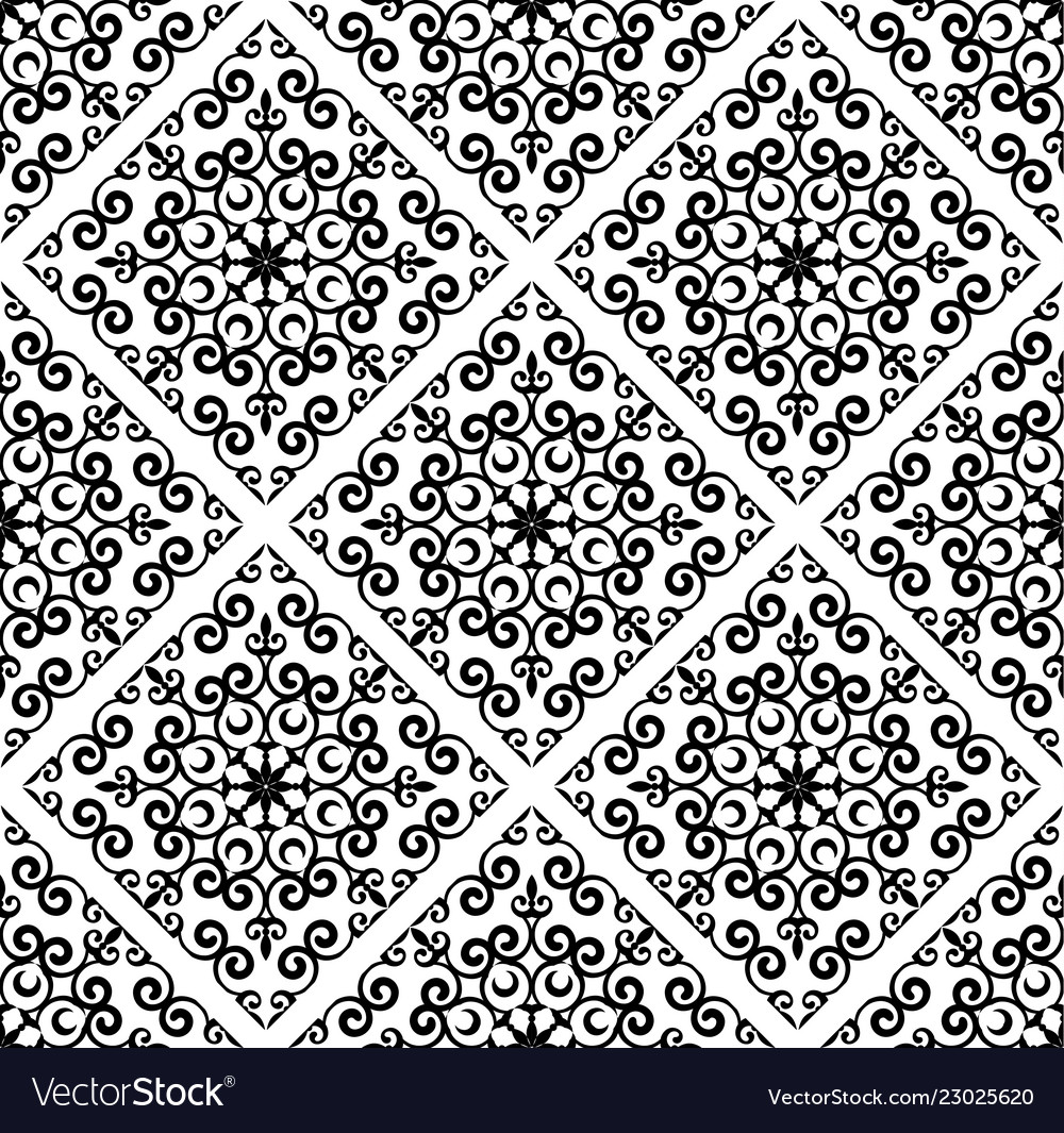 Baroque pattern background Royalty Free Vector Image