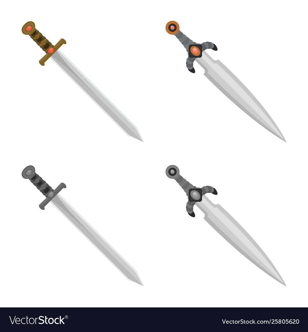 Isolated object game and armor icon set