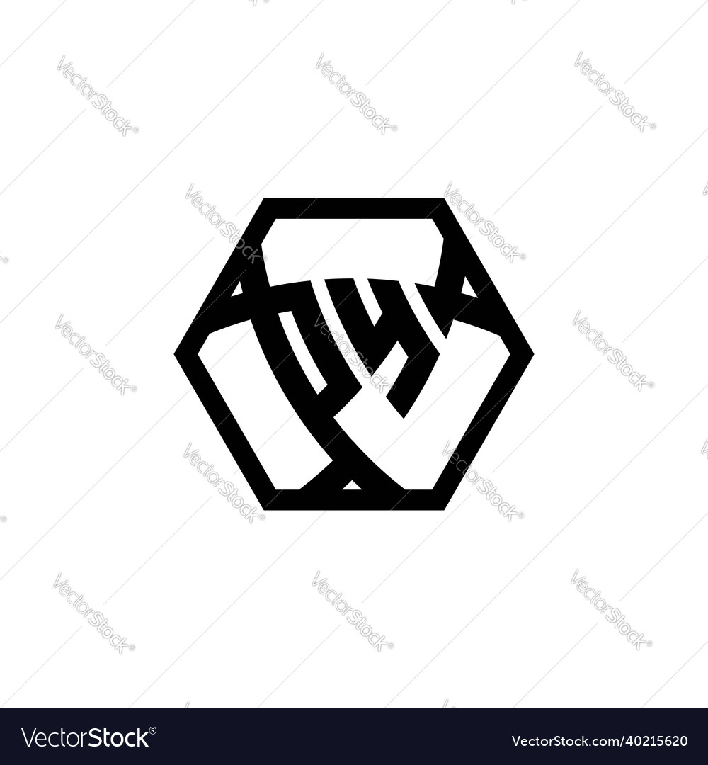 Py logo monogram triangle shield hexagonal style