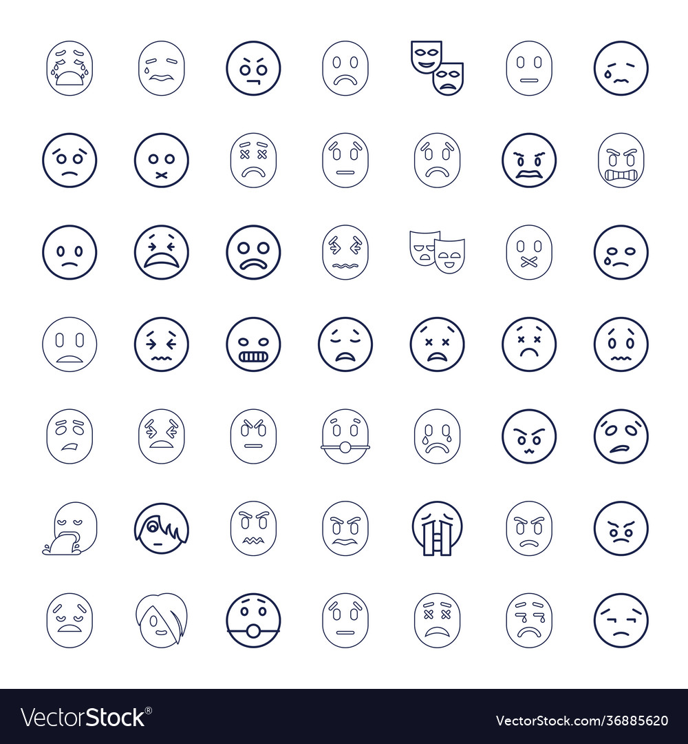 Sad icons