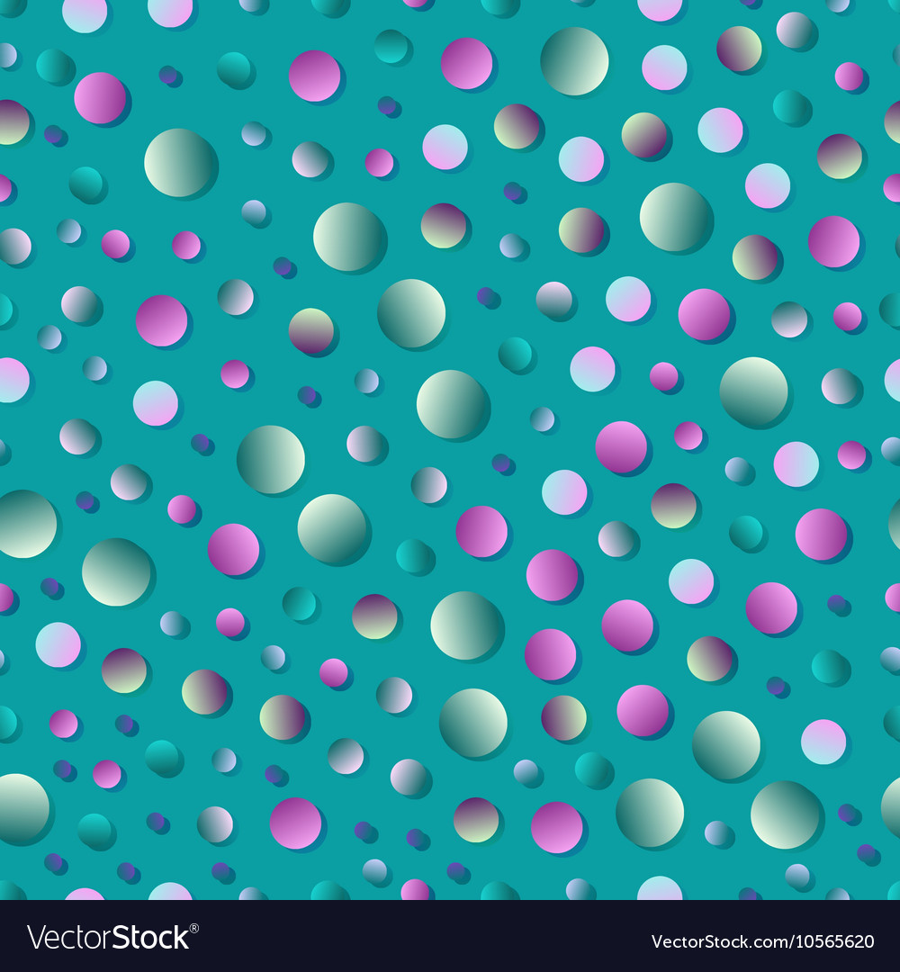 Seamless pattern of circles