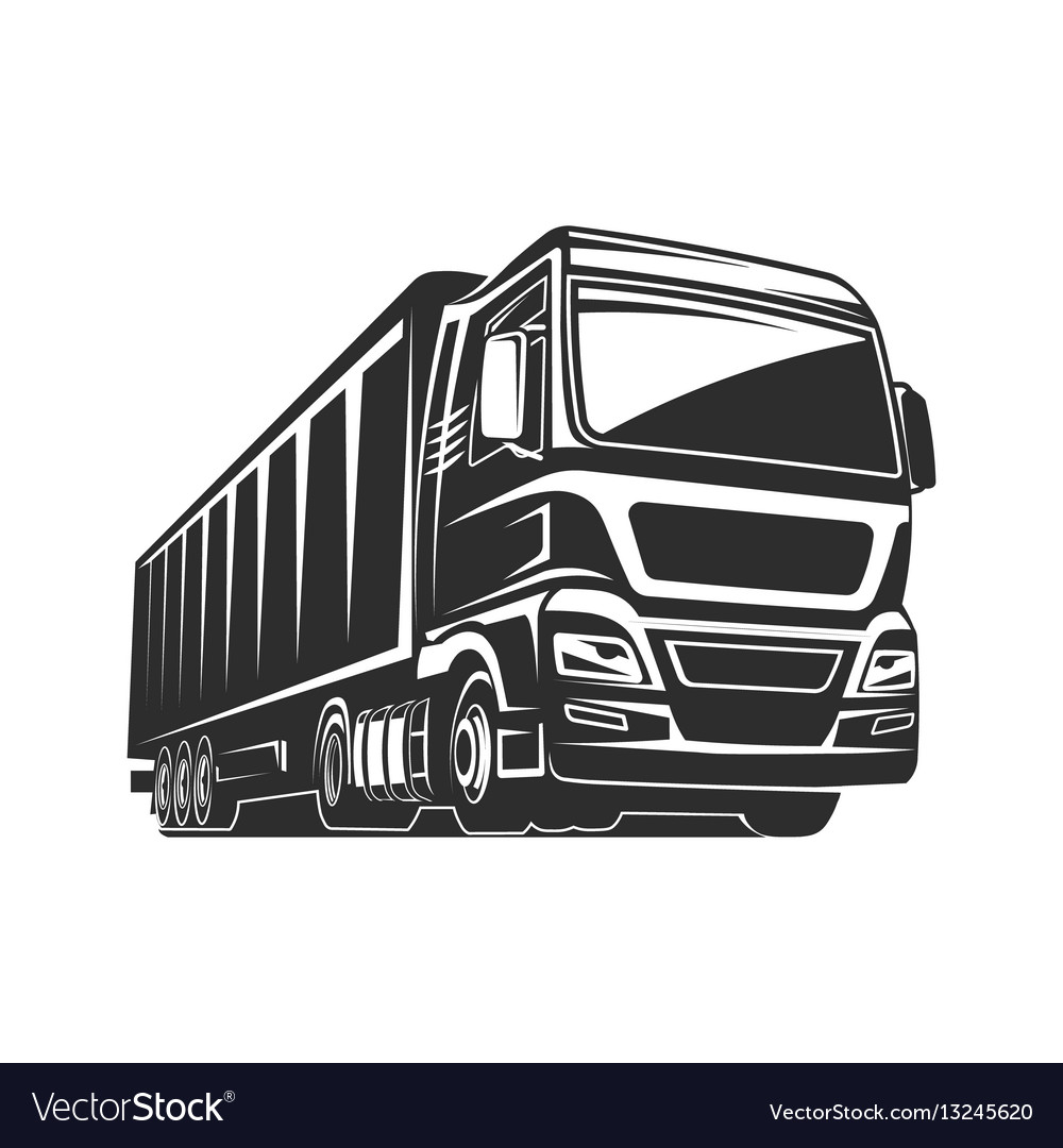 cargo truck vector