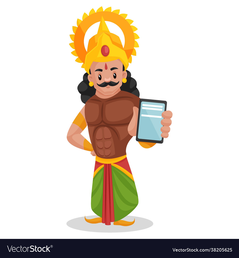 Arjuna cartoon character Royalty Free Vector Image Arjuna cartoon character Royalty Free Vector Image
