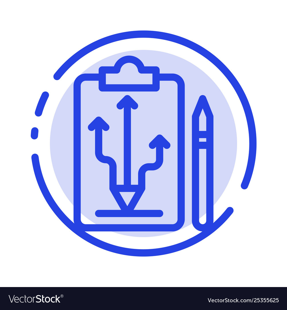 Head plan strategy tactics think blue dotted line