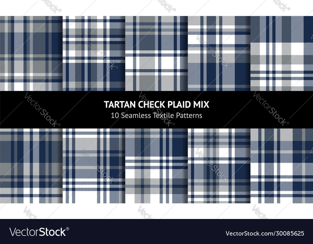 Seamless herringbone tartan check plaid graphics