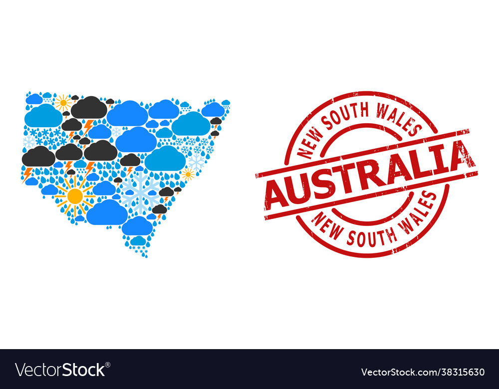 Climate pattern map new south wales and rubber