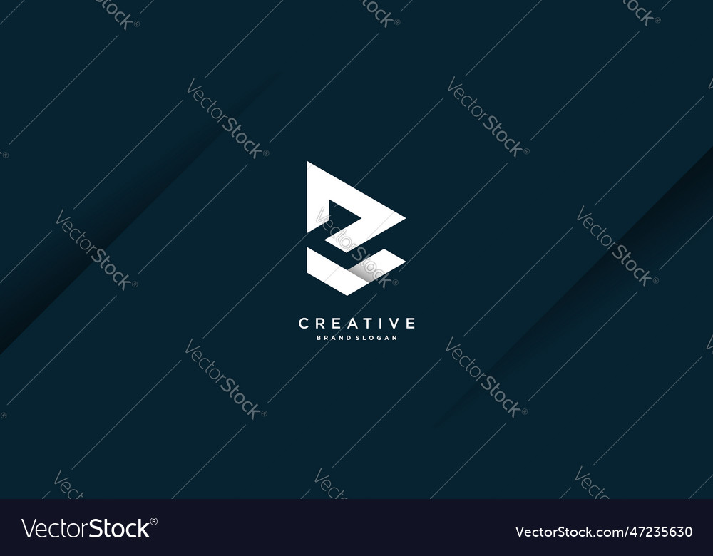 Letter r logo template for initial company