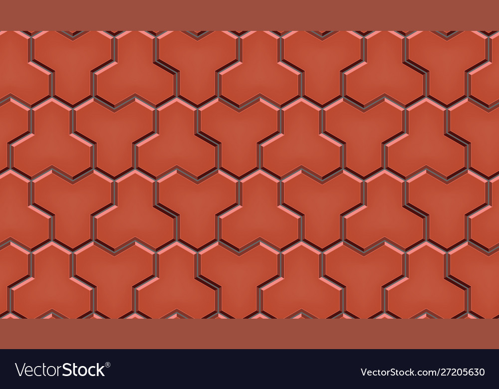 Seamless pattern cobblestone pavement vector image Seamless pattern cobblestone pavement