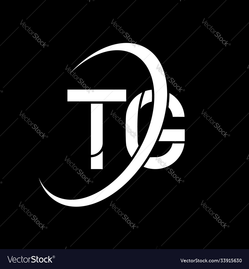 Tg logo t g design white letter tgt