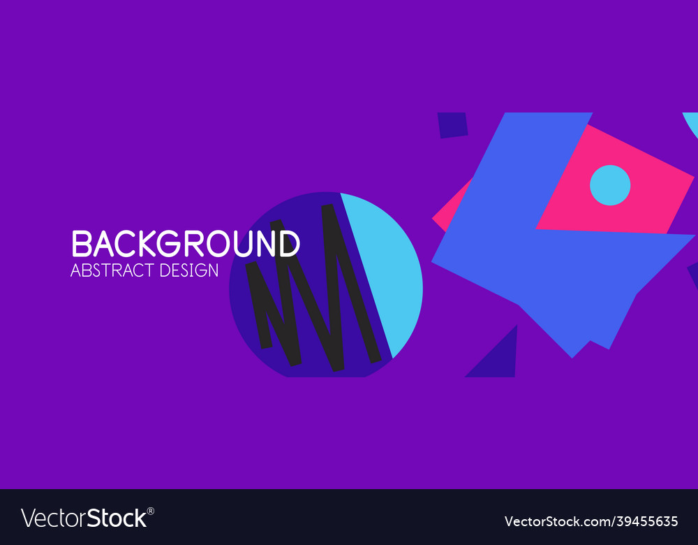 Abstract background blocks lines triangles vector image Abstract background blocks lines triangles