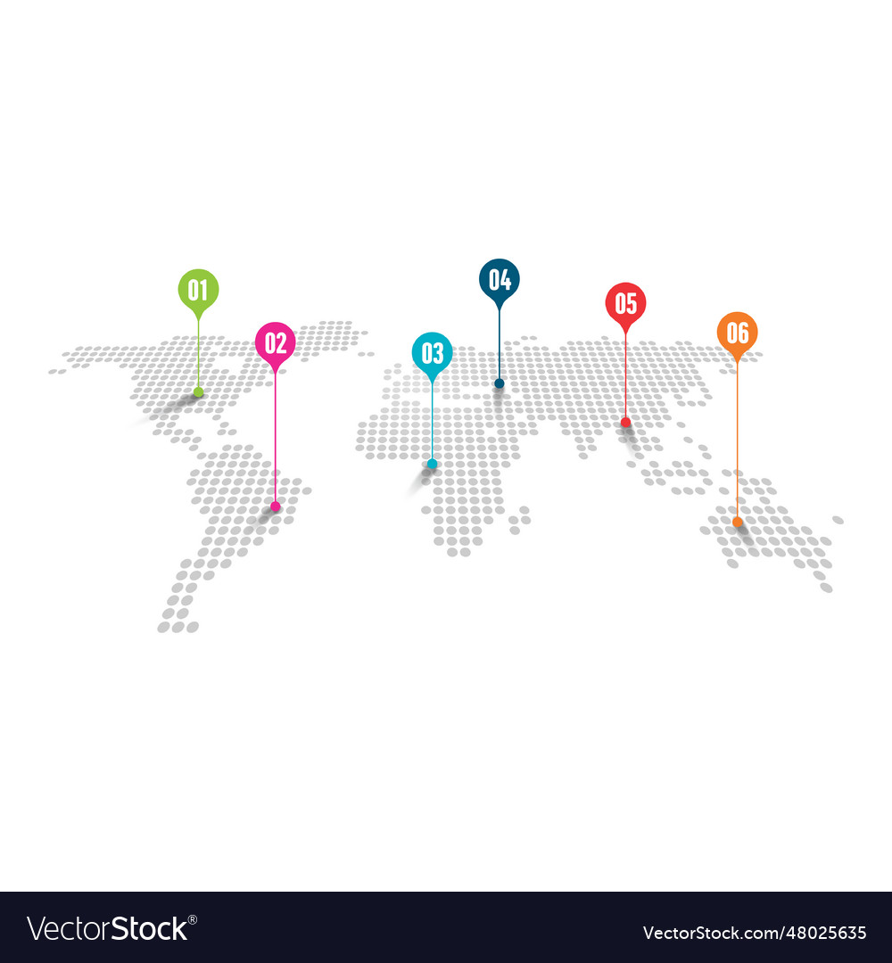 Colored marker logistic map