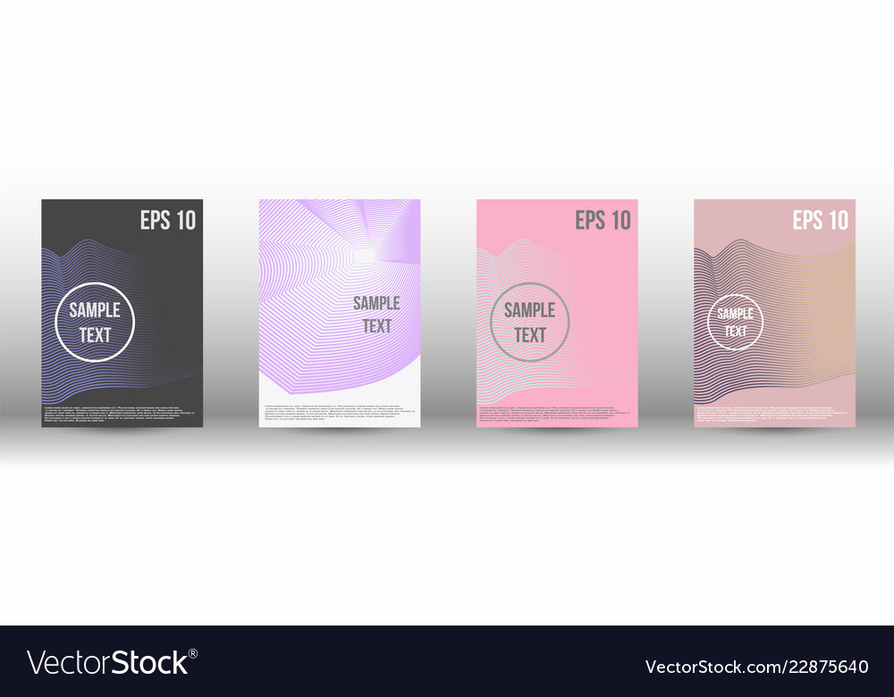 A modern cover design template