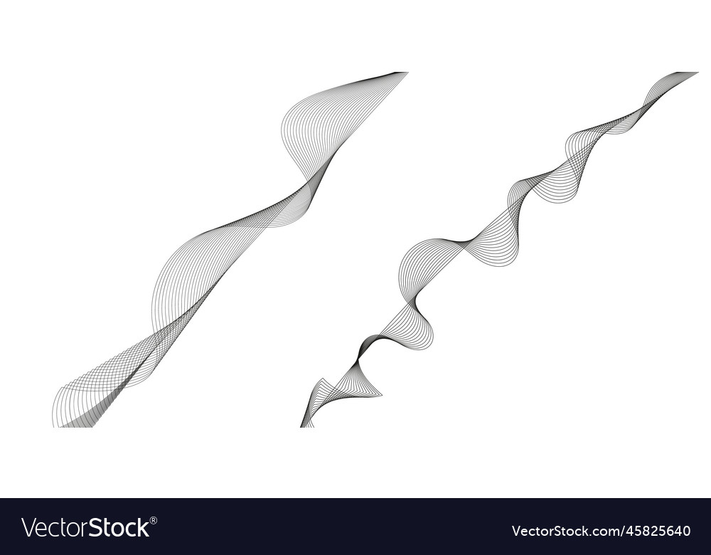 Abstract wave element for design digital vector image Abstract wave element for design digital