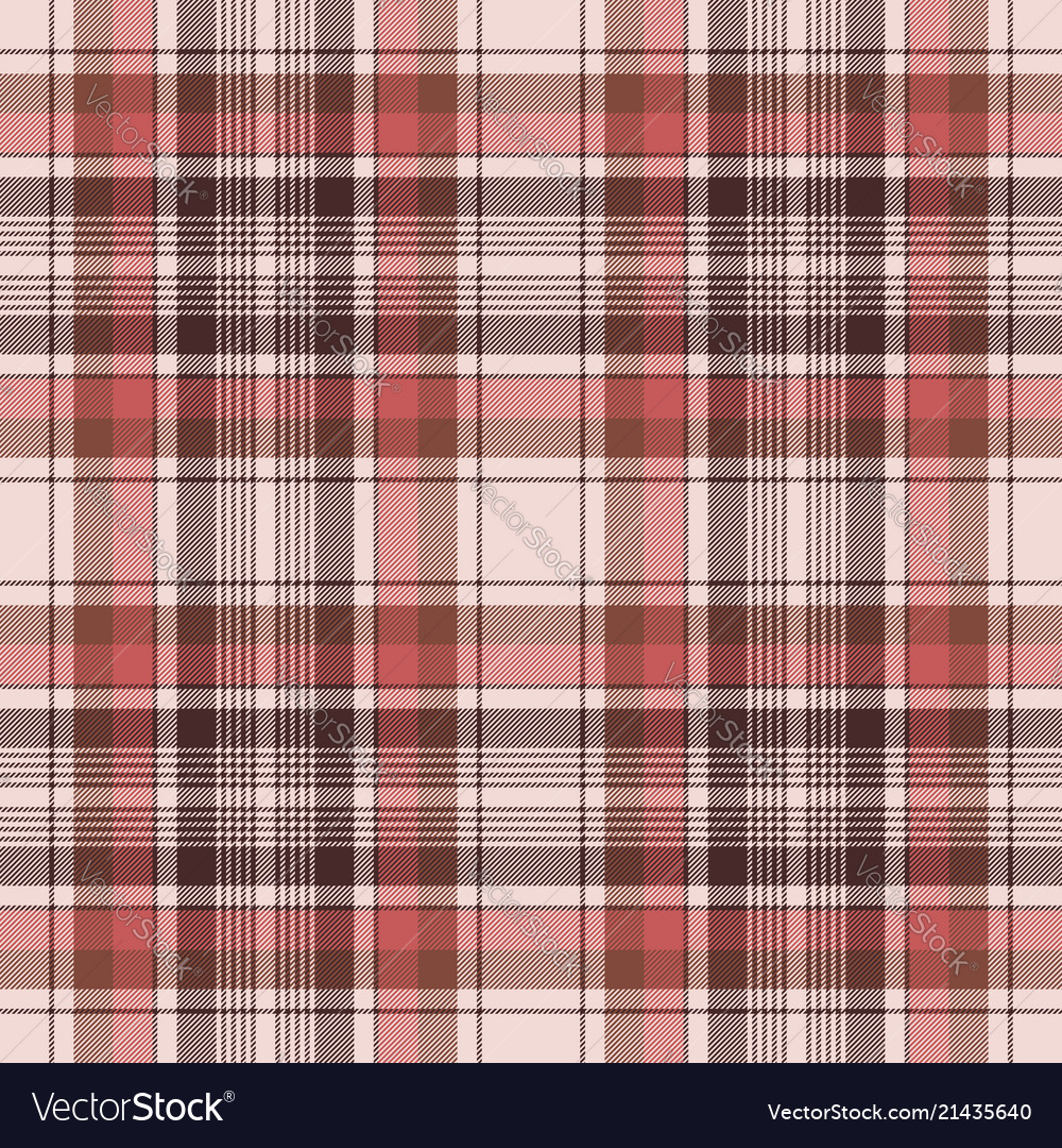 Brown traditional plaid fabric texture seamless