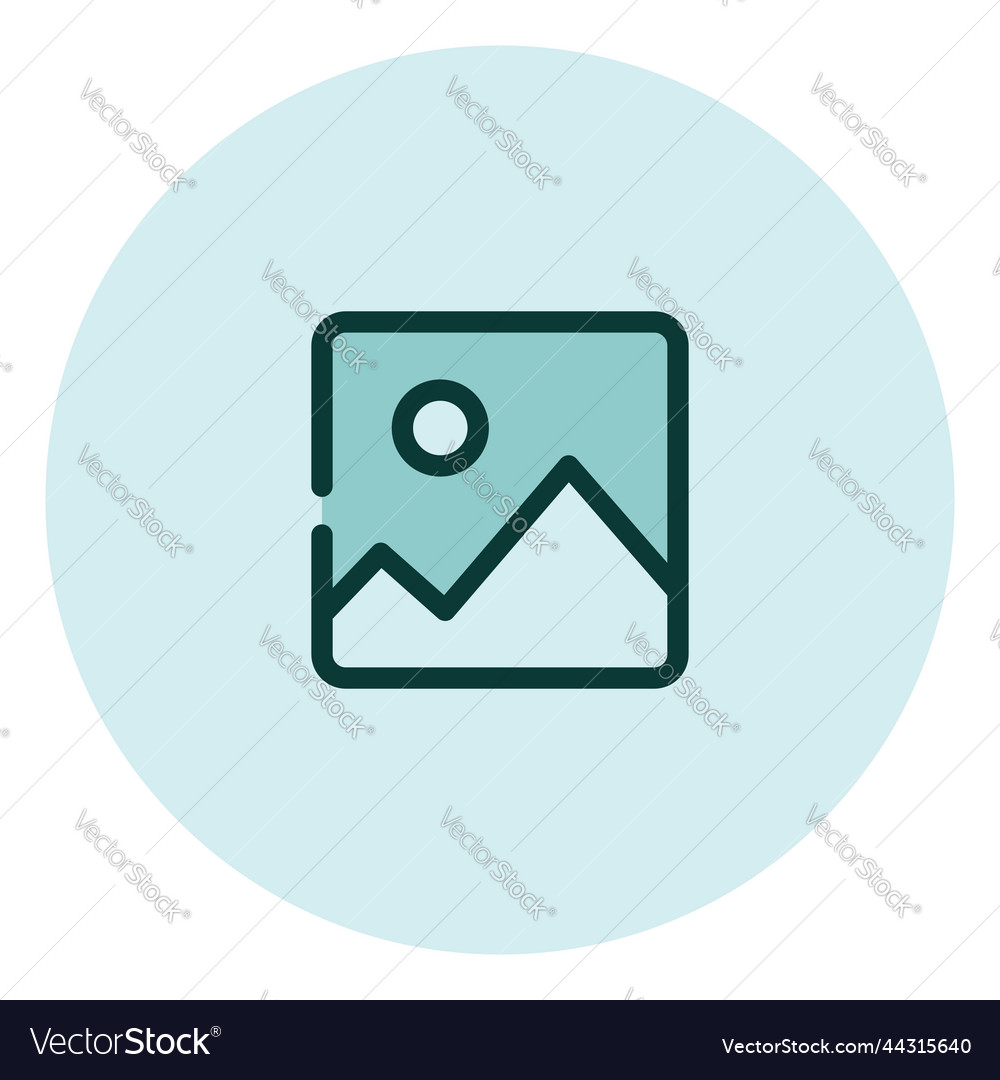 Gallery icon on a white background