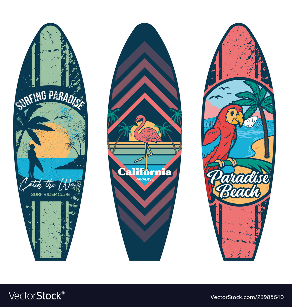 Surfboard Vector Free Download