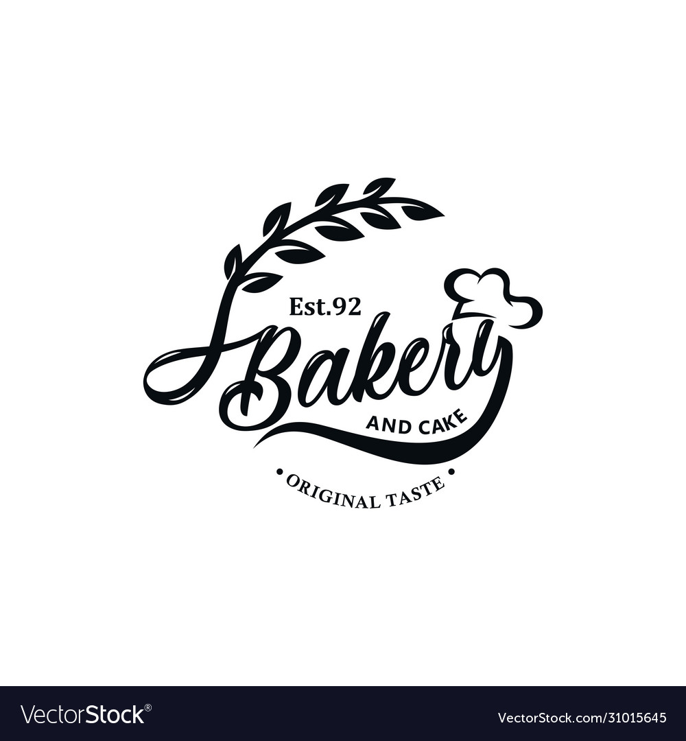 Bakery logo design Royalty Free Vector Image - VectorStock