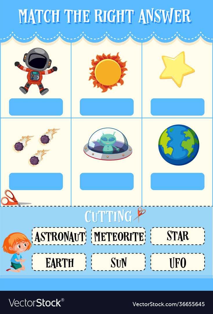 Math count number worksheet vector image Math count number worksheet