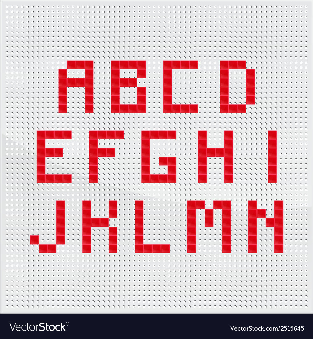 Red alphabet part one