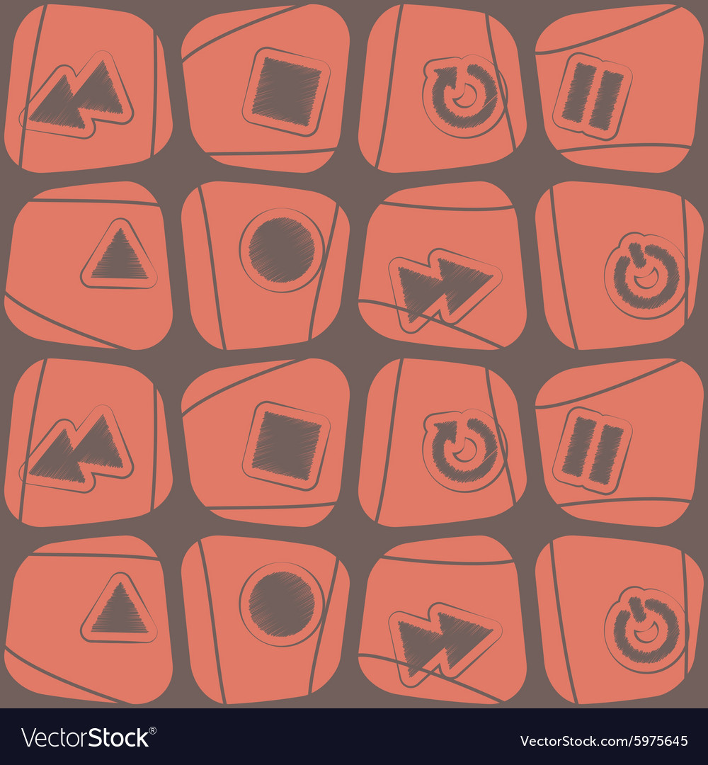 Seamless background with player icons