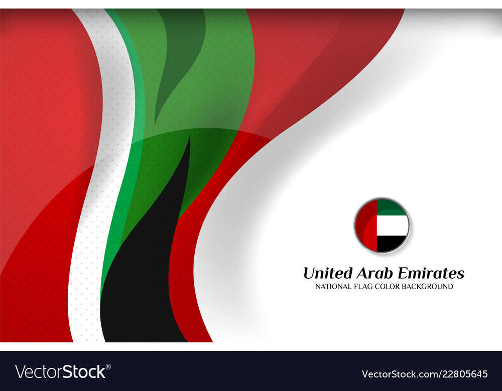 Uae background design Royalty Free Vector Image