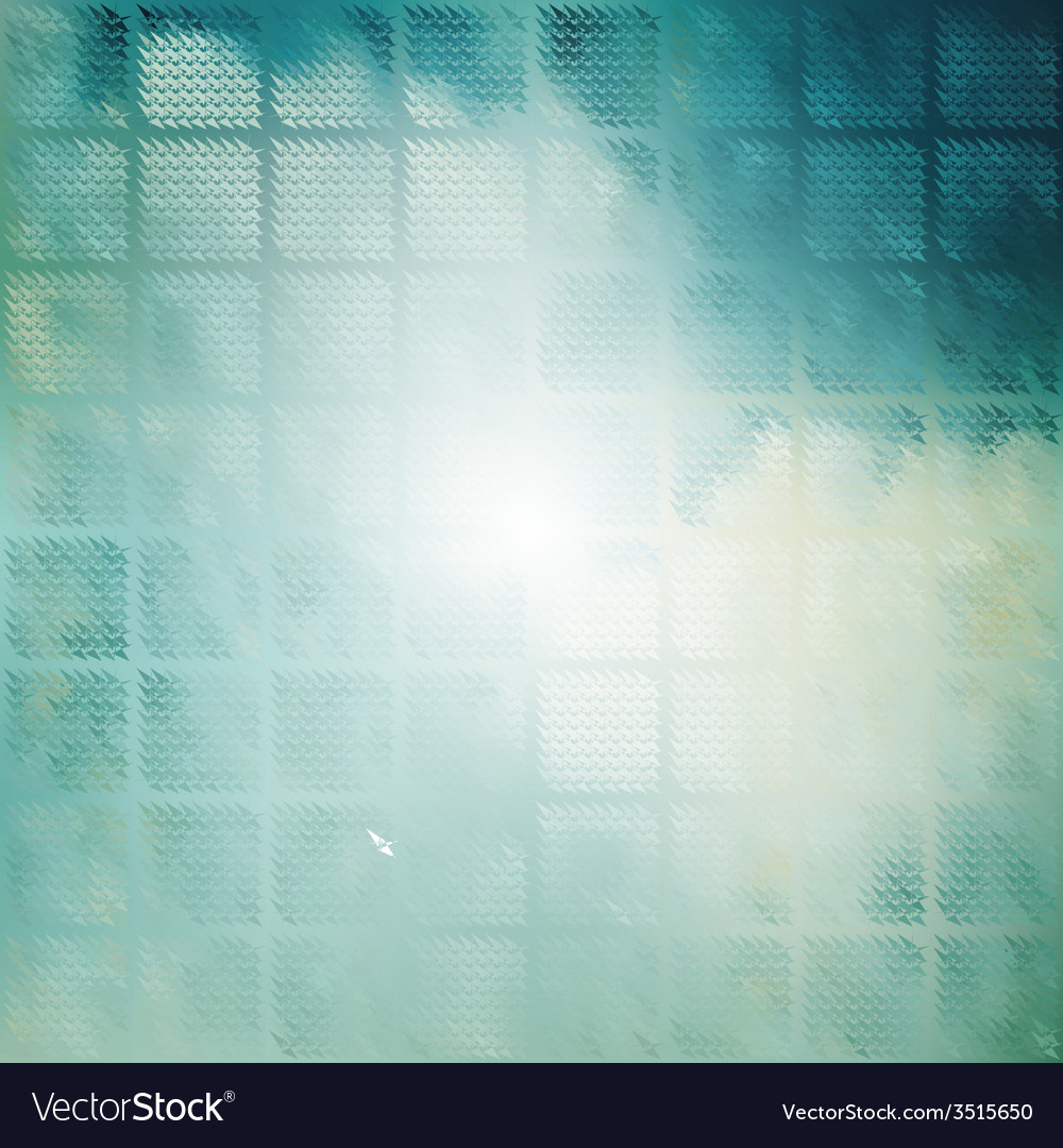 Abstract green emerald pattern background Vector Image