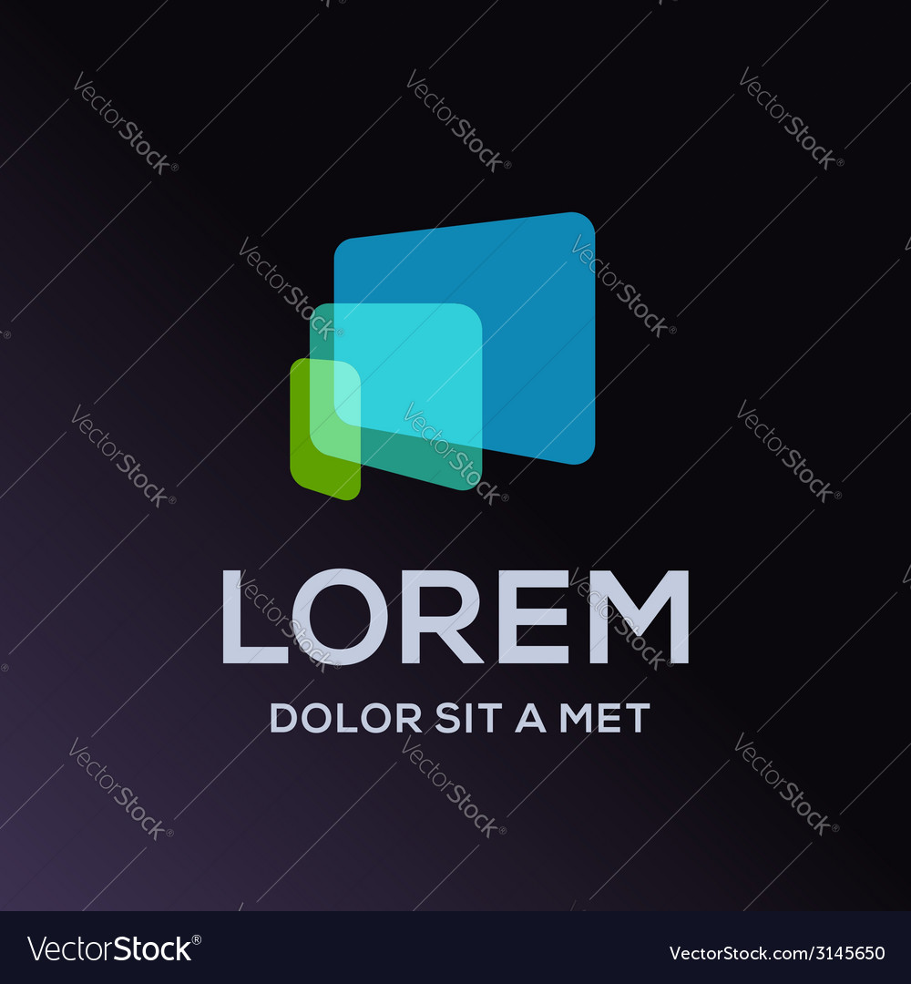 Computer laptop tablet phone logo icon design Vector Image