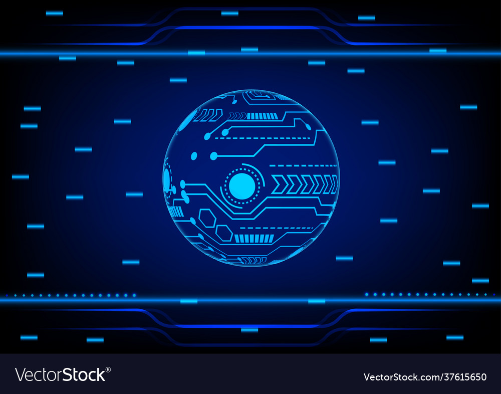 Graphics design digital circuit diagram