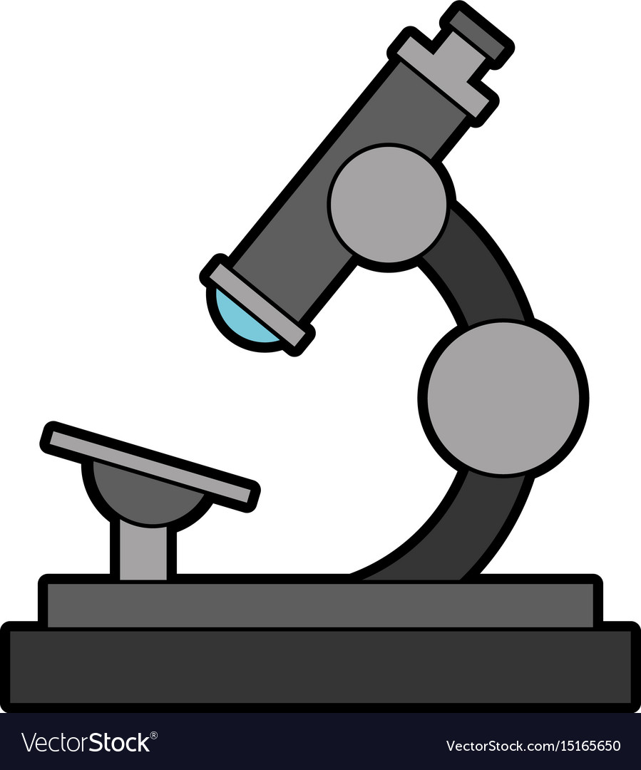 Microscope science icon image
