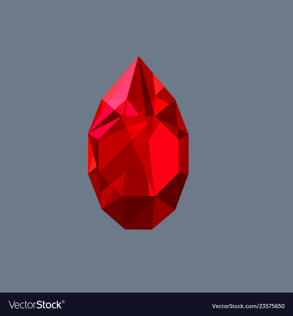 Ruby Gem Drop - Luxury Logo