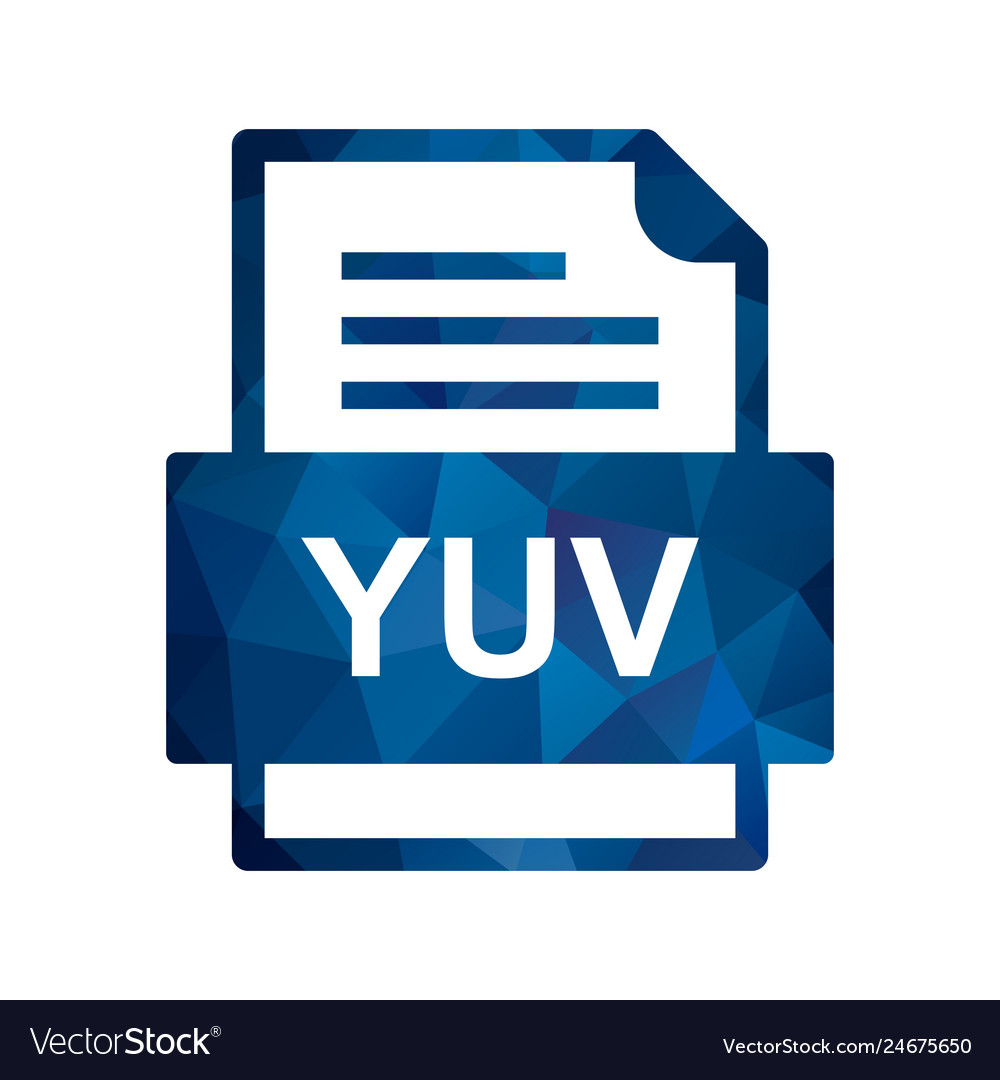 Yuv file document icon