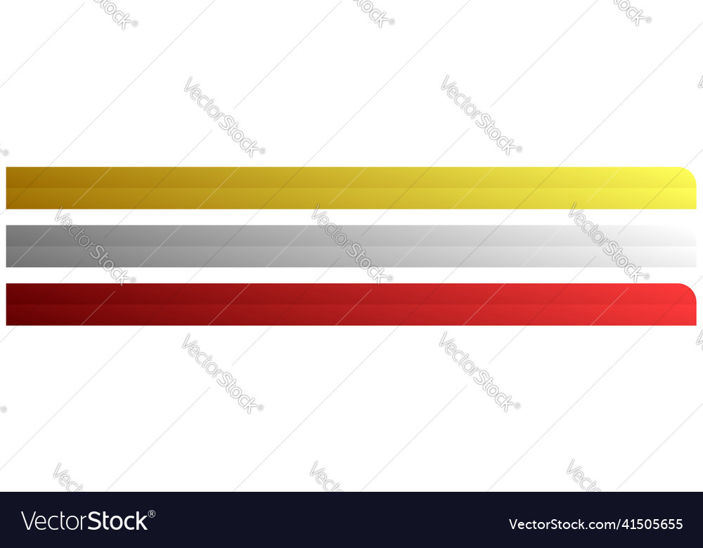 Button banner and plaque design element shapes vector image Button banner and plaque design element shapes