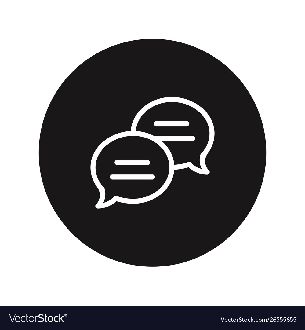 Chat icon vector image Chat icon