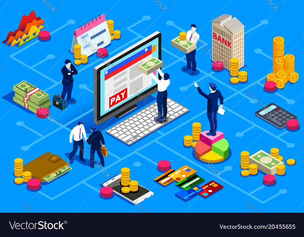 salary expense calculator royalty free vector image