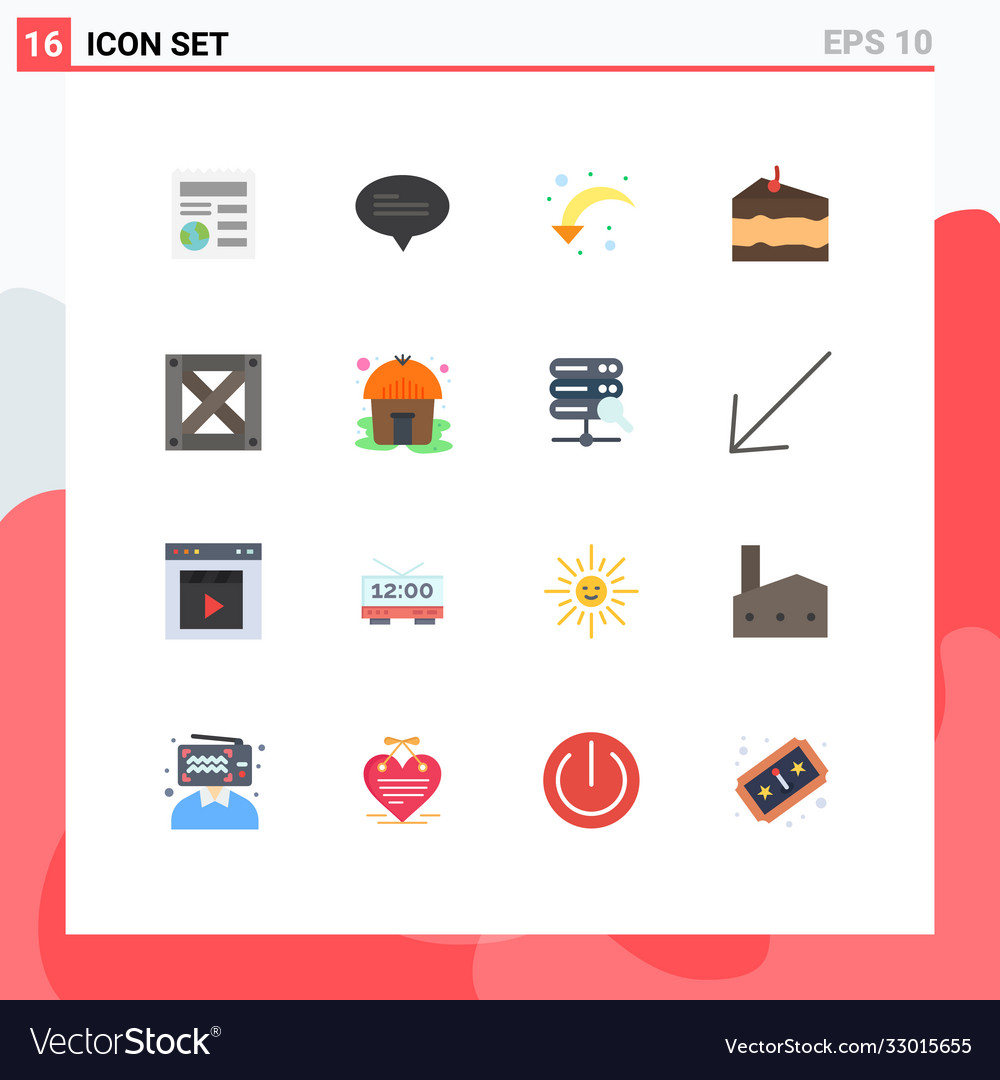 User interface pack 16 basic flat colors
