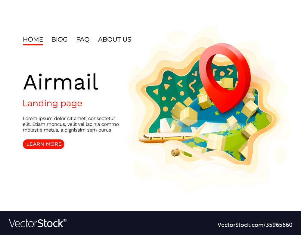 Airmail Kauf Kurierdienst vector image Airmail Kauf Kurierdienst