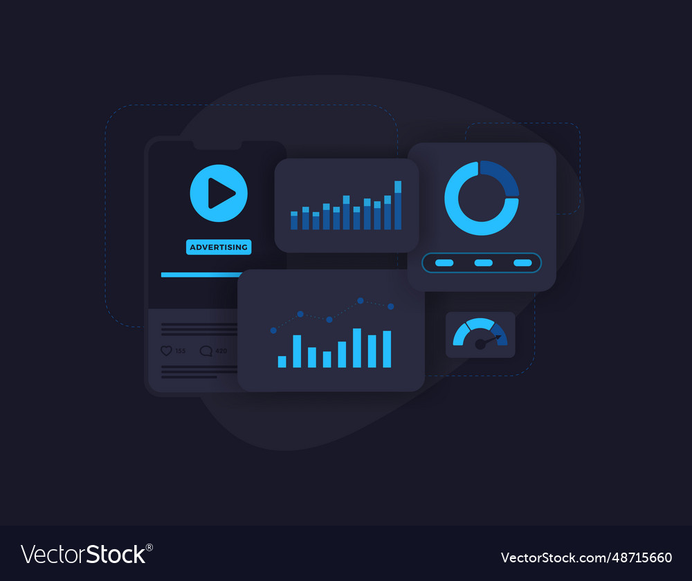 Business reporting dashboard data analytics