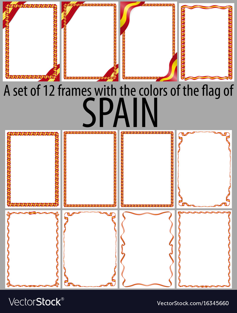Spanish Borders And Frames