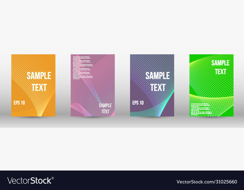 Geometric template with lines