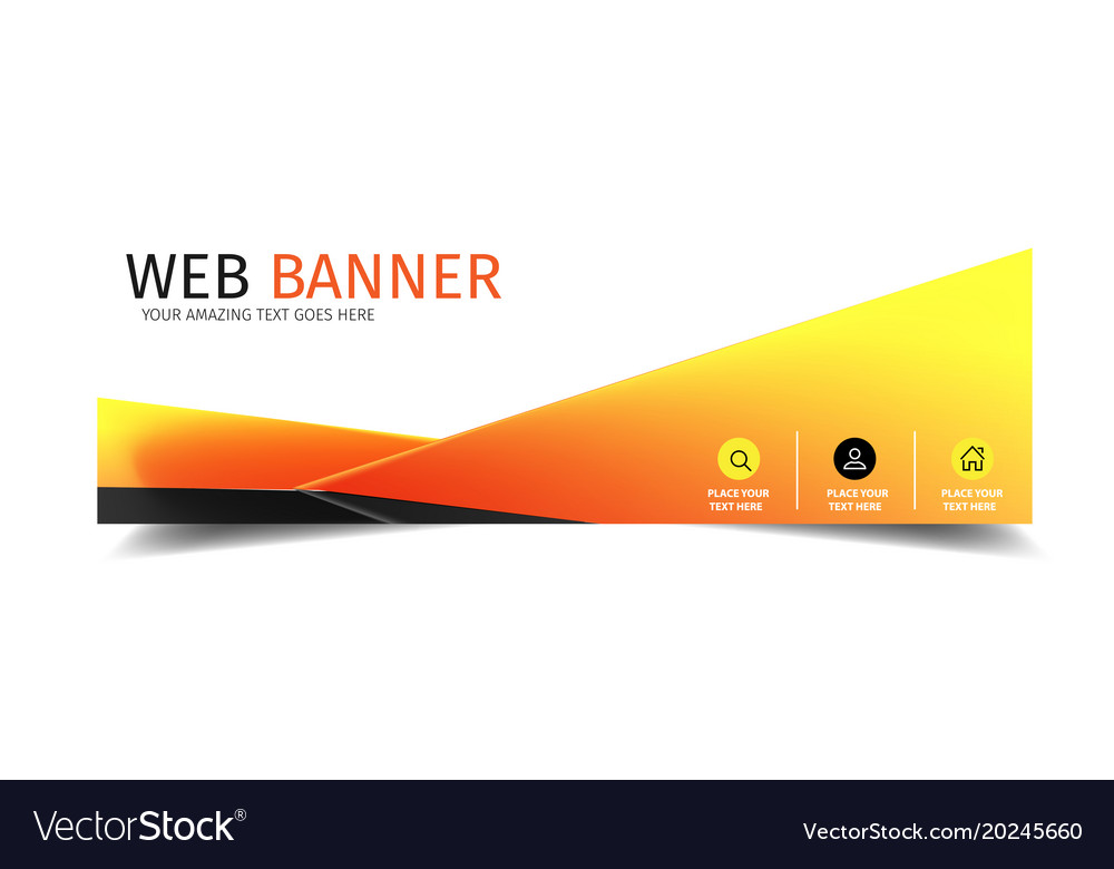 Download Web banner triangle modern design background Vector Image