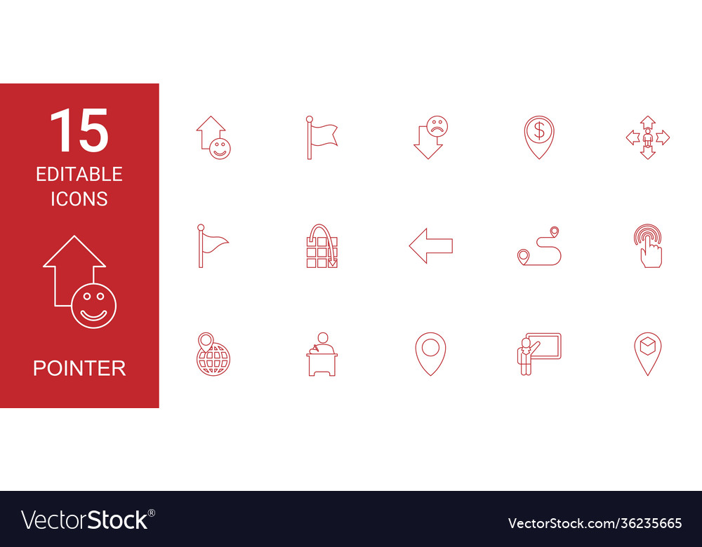15 pointer icons