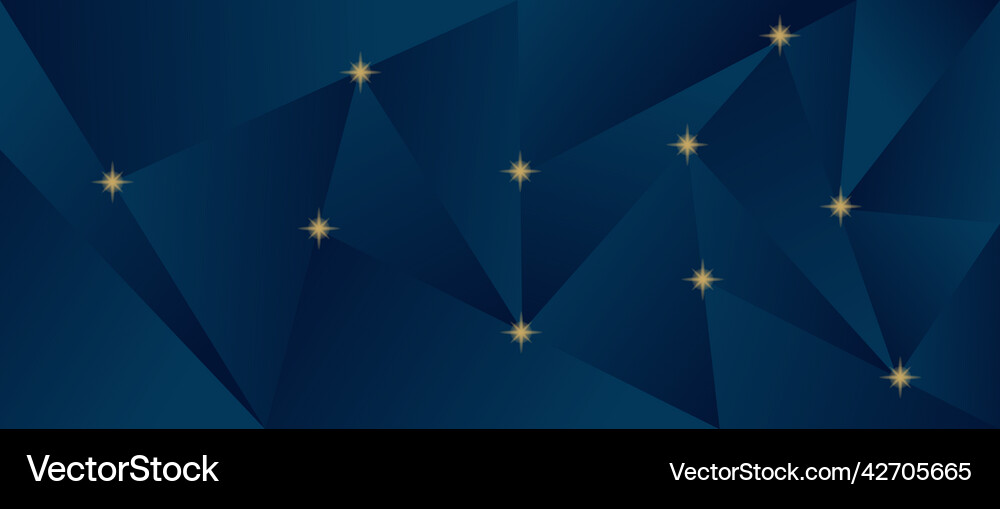 Abstract 3d background with polygonal pattern Vector Image