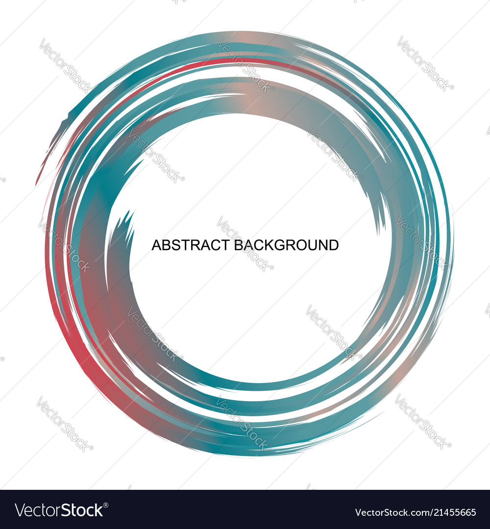 Abstract Colorful Circle Pattern