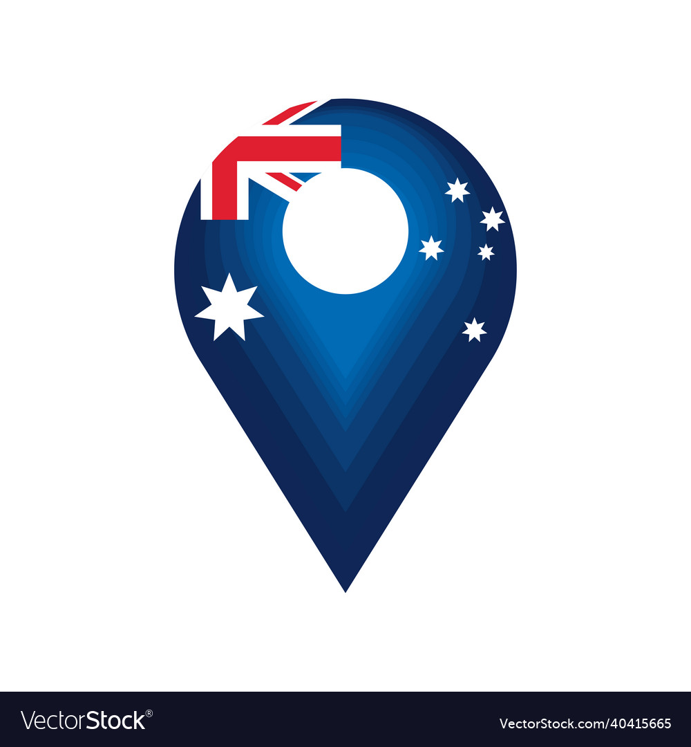Australia navigation pointer