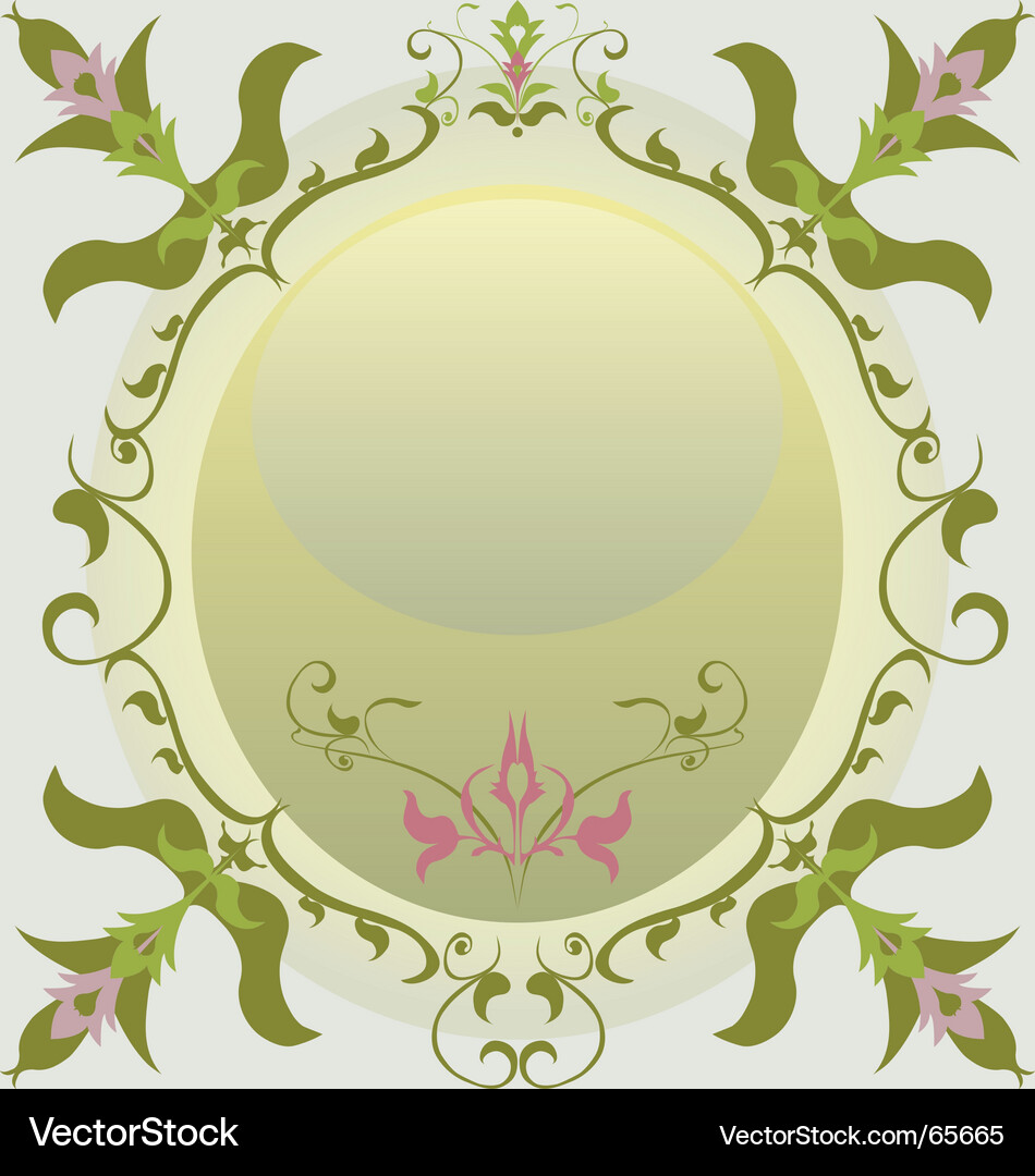 Floral Royalty Free Vector Image - VectorStock